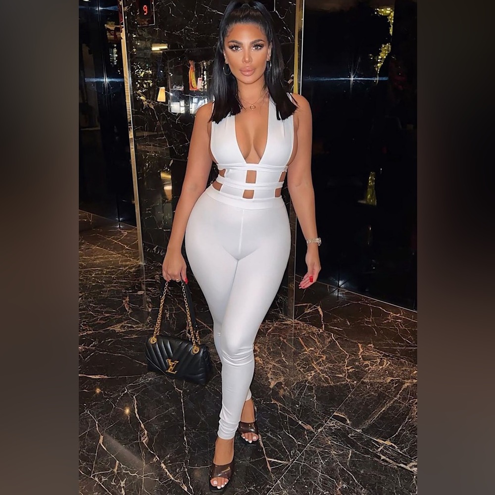 Fashion Nova “ Don’t Call Me Up Jumpsuit”